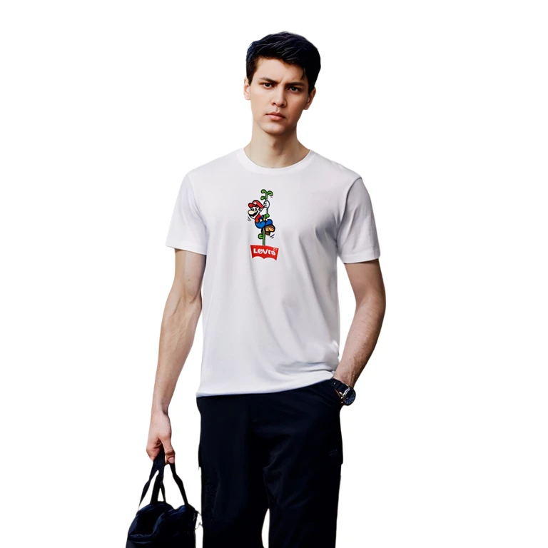 Levis T-Shirts Men White