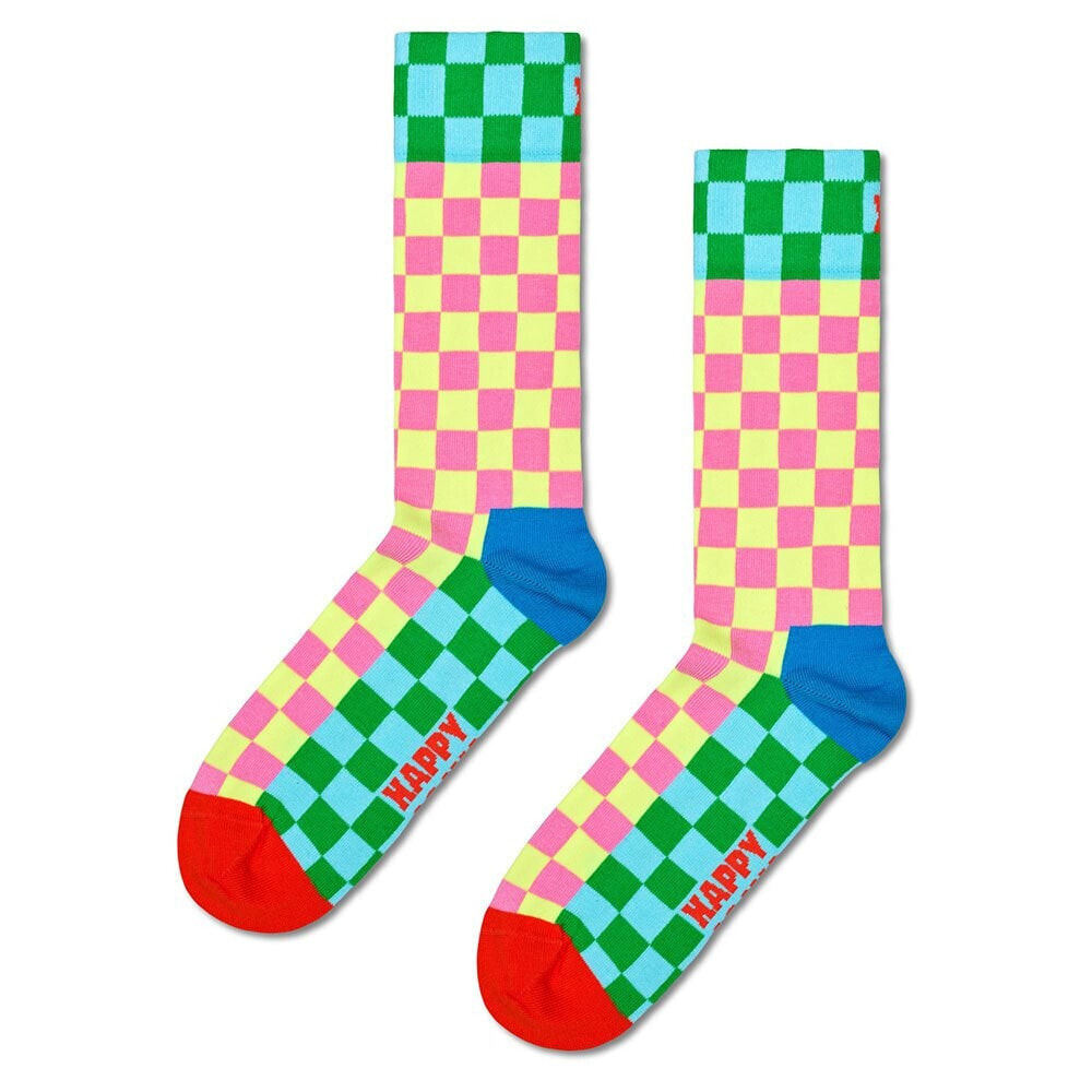 HAPPY SOCKS Checkerboard Half long socks