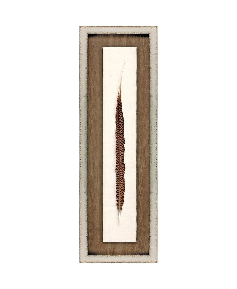 Paragon Picture Gallery pheasant Feather Framed Art