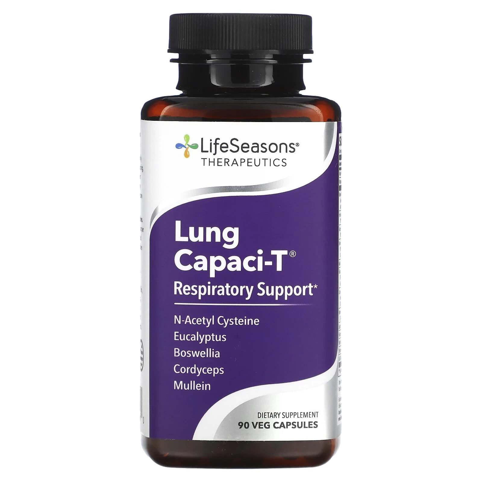 Lung Capaci-T, Respiratory Support, 90 Veg Capsules
