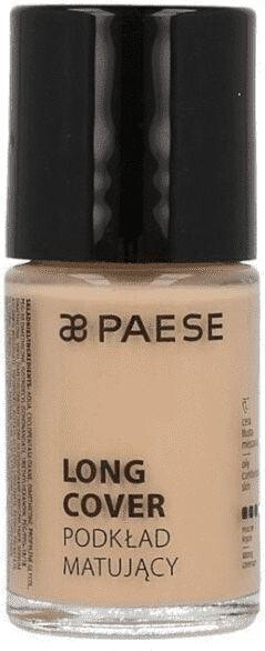 Paese Long Cover Long-lasting Mattifying Foundation Стойкая матирующая тональная основа для жирной и комбинированной кожи 30 мл