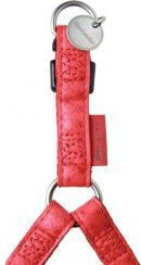 Zolux Adjustable Mac Leather Harness 20mm - Red
