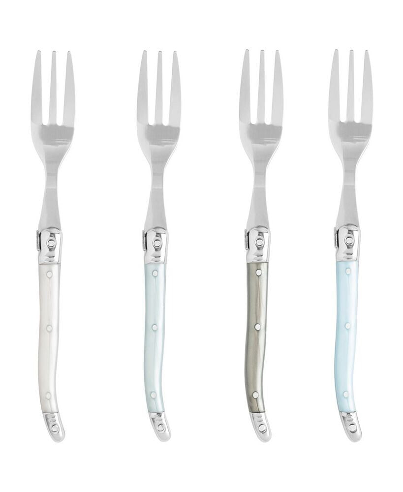 French Home laguiole Cake Forks, Set of 4 - Mother of Pearl