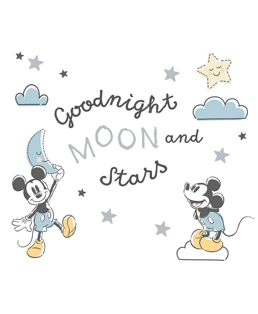 Disney Baby Moonlight Mickey Mouse Blue/Black Wall Decals/Stickers