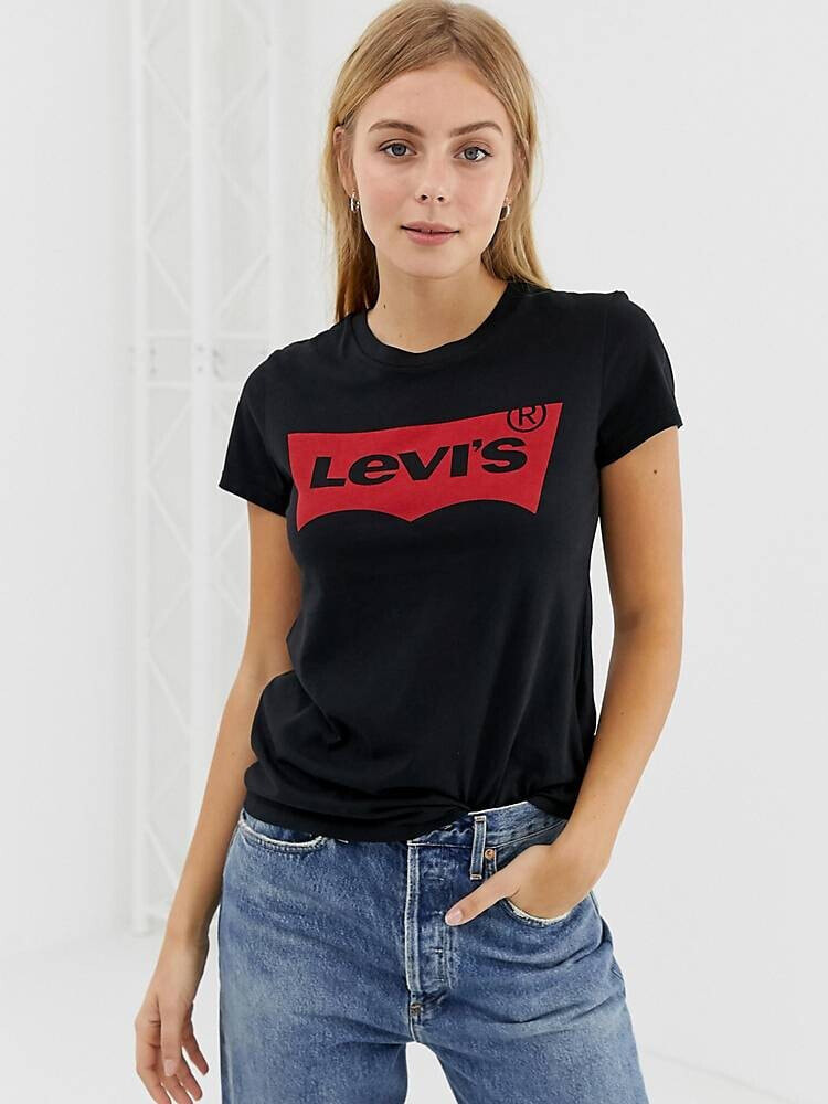 Levi's – Perfect – T-Shirt mit Fledermaus-Logo