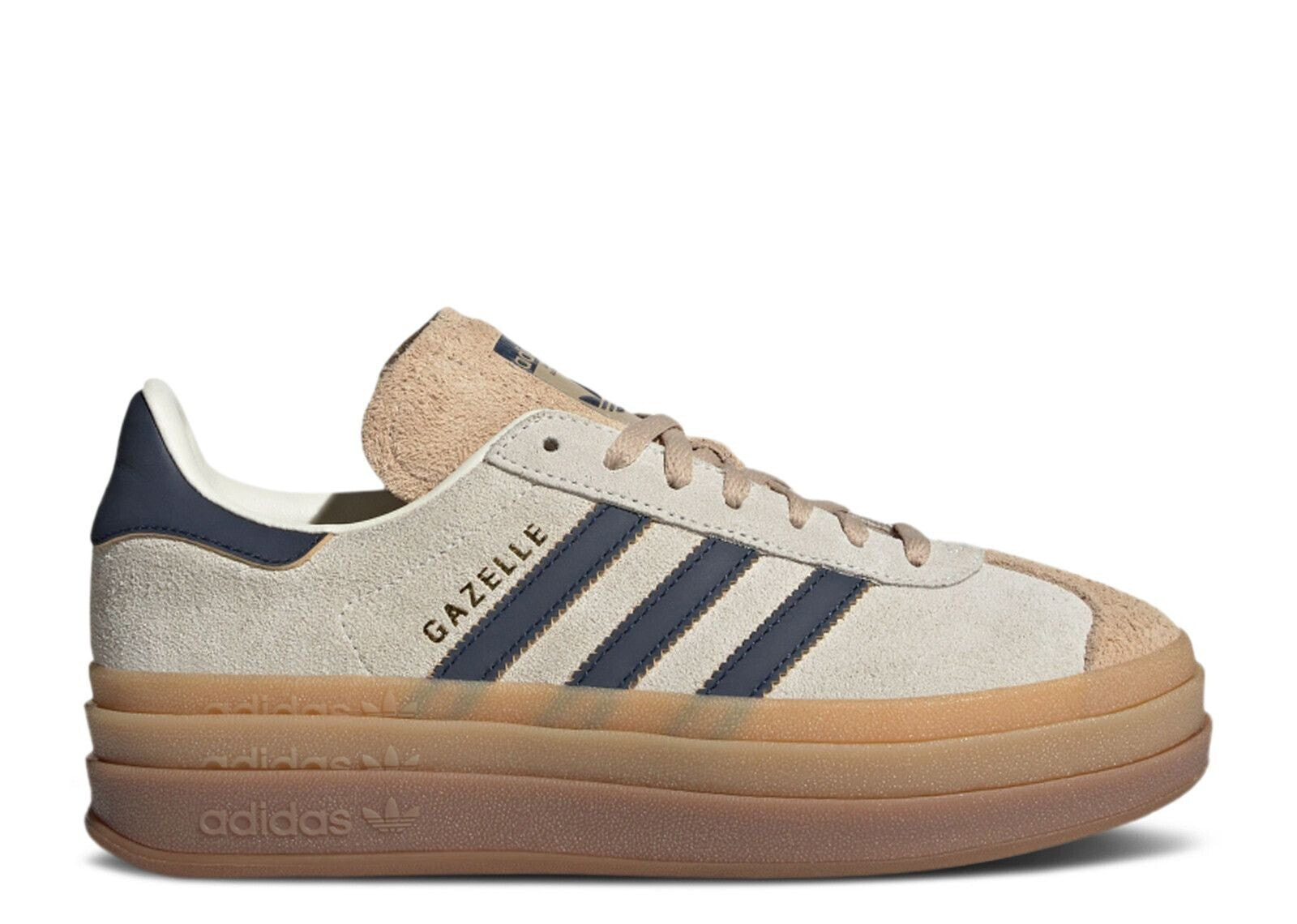 Wmns Gazelle Bold 'Cream Night Indigo'