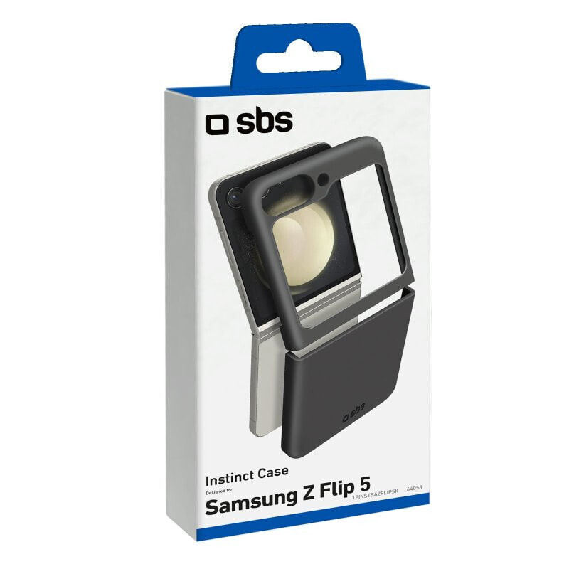 SBS Instinct Cover für Samsung Z Flip 5 schwarz