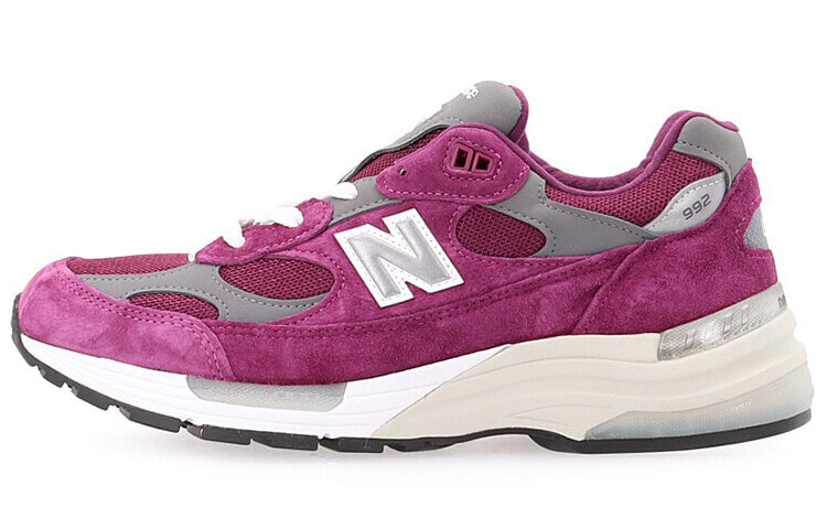 New Balance NB 992 复古拼接休闲 低帮 跑步鞋 男女同款 紫色 美产 / Кроссовки New Balance NB M992BA