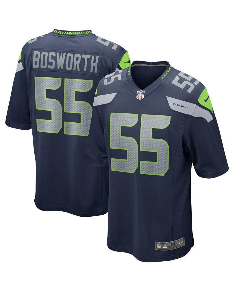 Men's Brian Bosworth College Navy Seattle Seahawks Game Retired Player Jersey