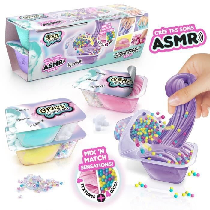 CRAZE Sensations ASMR Kit with 4 satisfactory textures