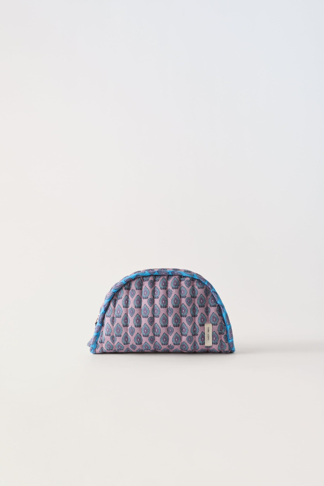 Stamp print toiletry bag