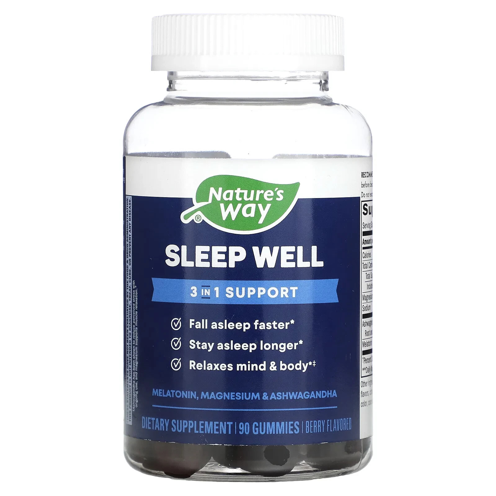 Nature's Way, Sleep Well, Berry, 90 Gummies