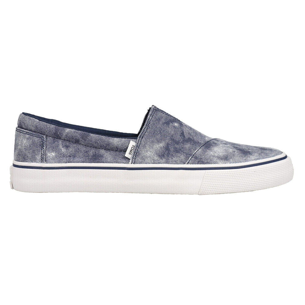 TOMS Alpargata Fenix Slip On Mens Blue Sneakers Casual Shoes 10018861T