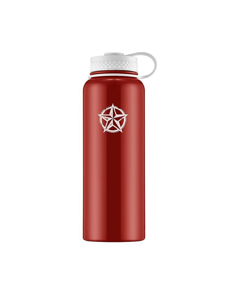 Cambridge 40 oz Red Water Bottle with Star Decal