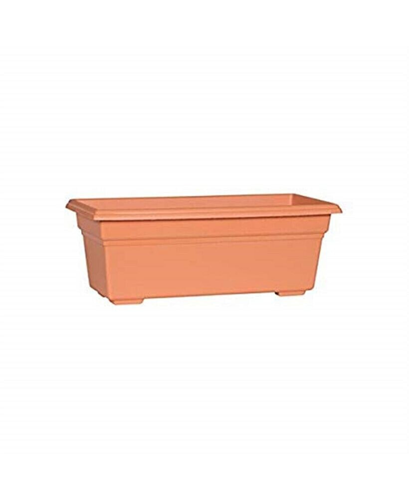 Maunfacturing Countryside Flower Box Planter, Terracotta Color - 23.75