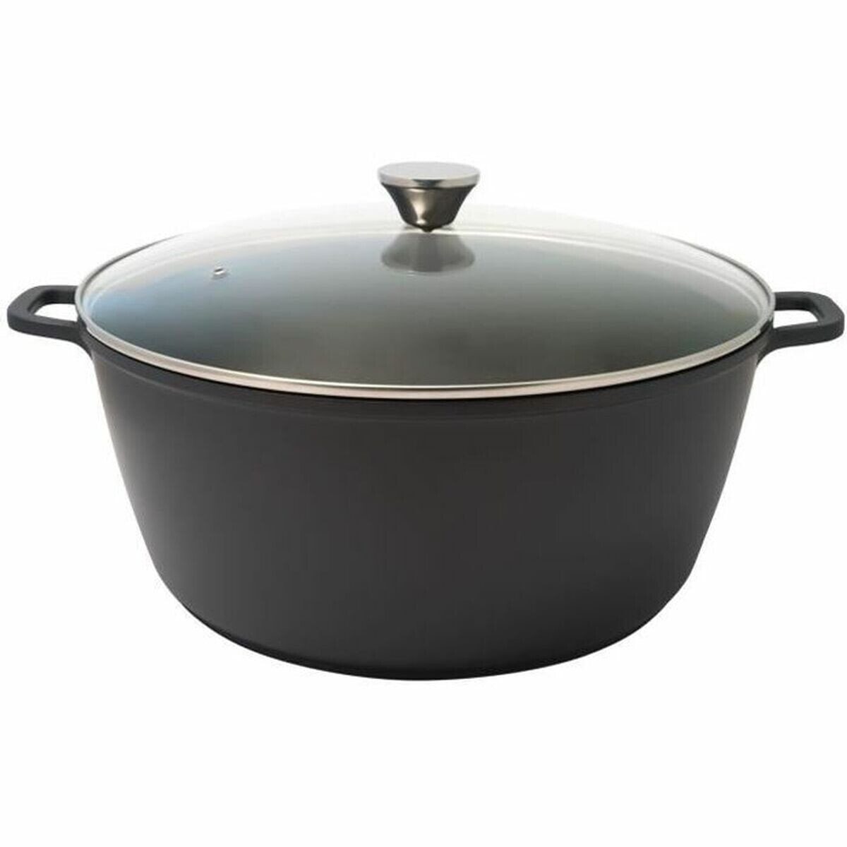 Saucepan Baumalu Black Aluminium Copper Ø 36 cm