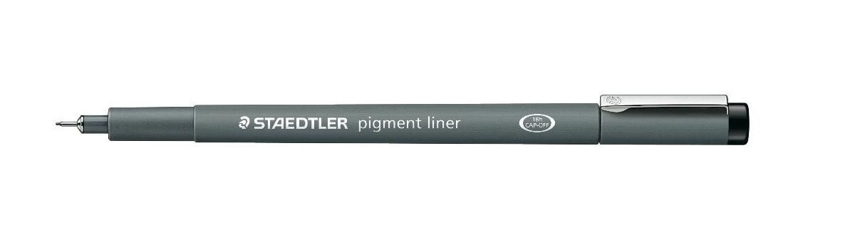 Staedtler Pigment liner Fineliner 0.5mm фломастер Черный 308-059