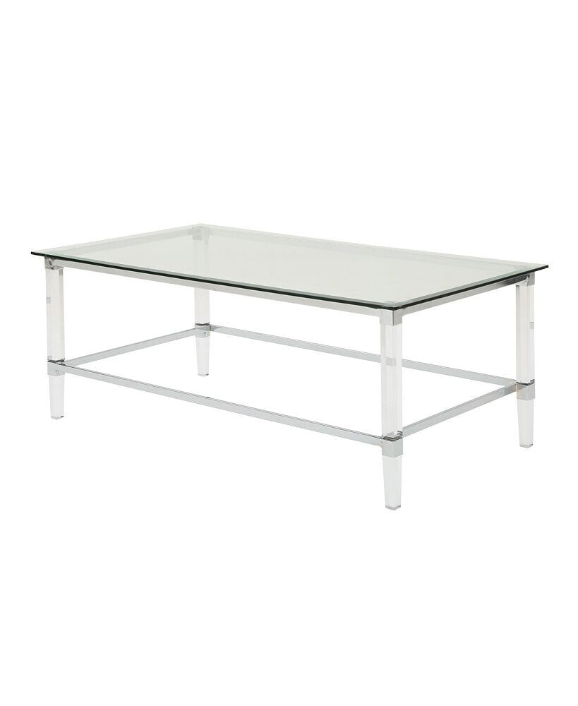 Noble House bayla Modern Tempered Glass Coffee Table