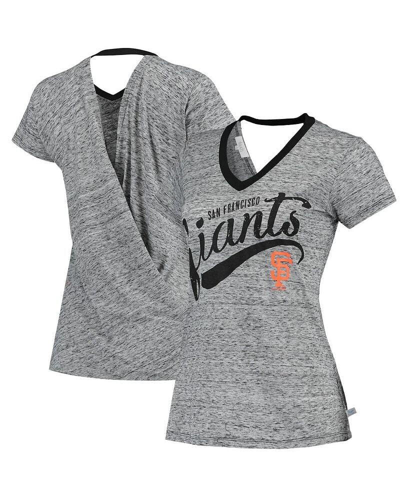 Women's WEAR by Erin Andrews White San Francisco Giants Lace-Up Tank Top