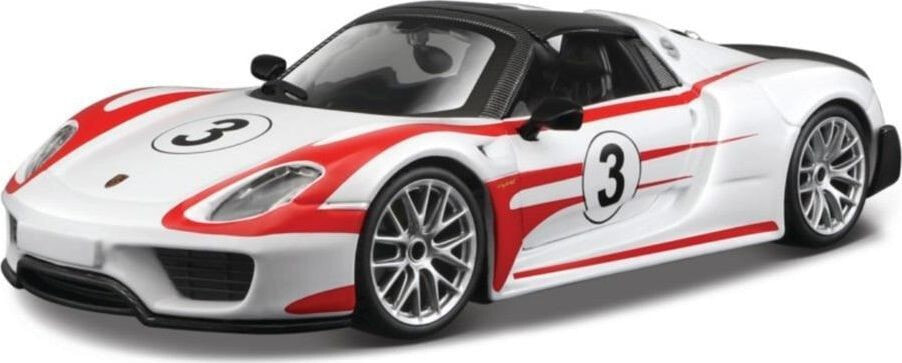 Игрушечная машинка Bburago Porsche 918 Spyder Weissach