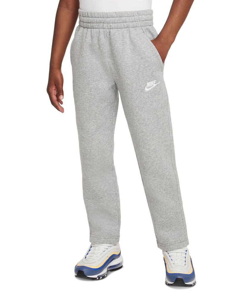 Nike big Kids Sportswear Club Fleece Open-Hem Pants