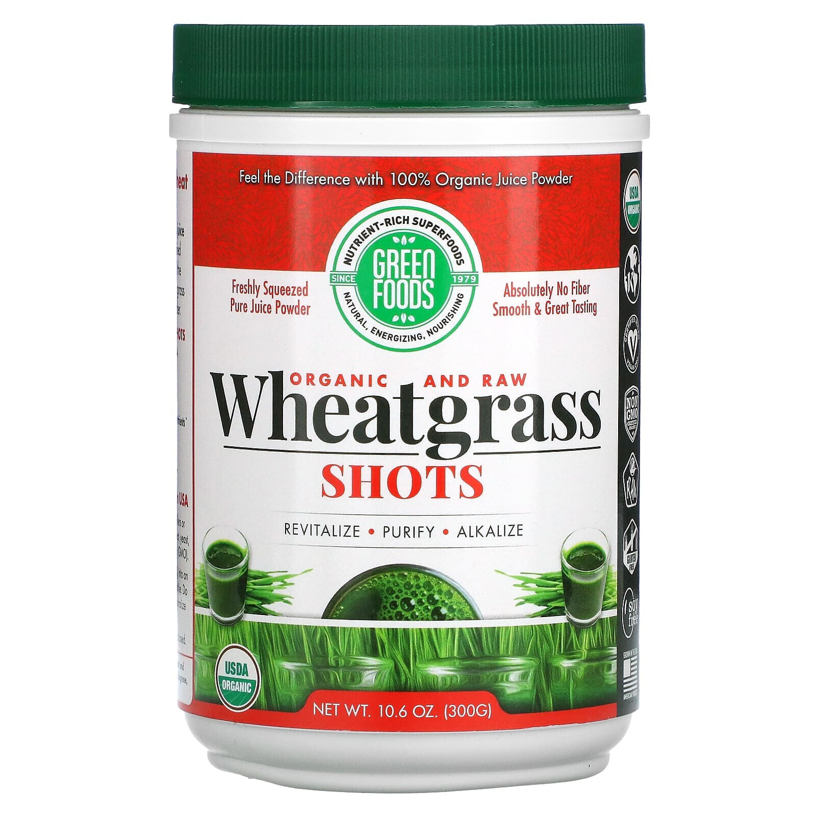 Organic & Raw, Wheatgrass Shots, 5.3 oz (150 g)