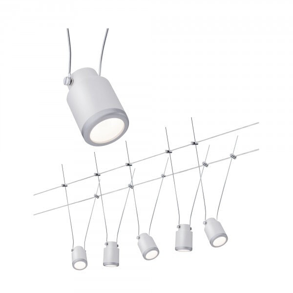 Комплект струнной светодиодной системы Paulmann Wire System Tin 3980 LED 5x4W