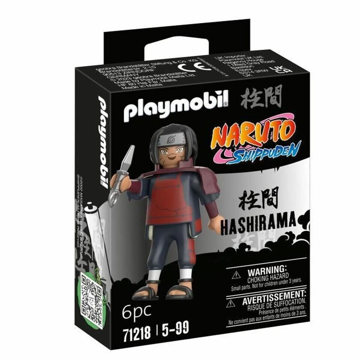 Playset Playmobil Naruto Shippuden - Hashirama 71218 6 Предметы