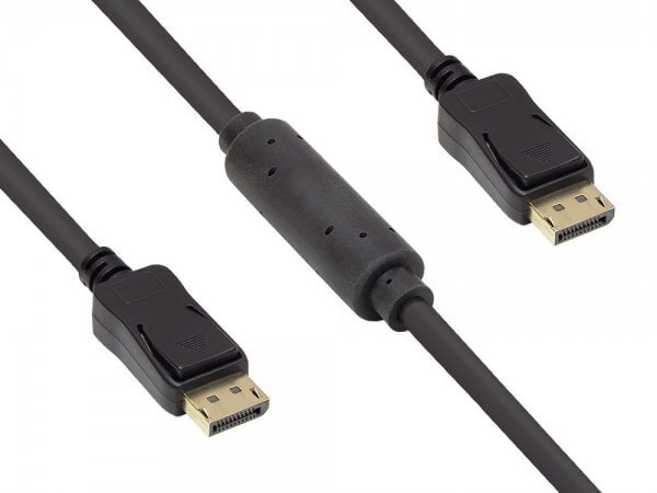 Alcasa 4810-200G DisplayPort кабель 20 m Черный
