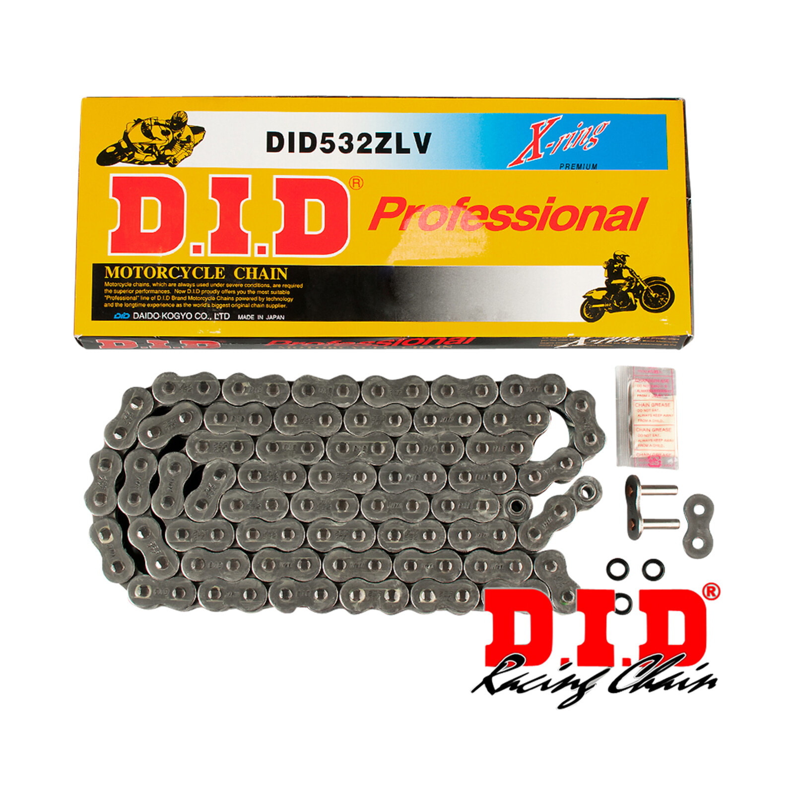 X-Ring Kette (superstark) D.I.D 532 ZLV – Nach Motorrad suchen