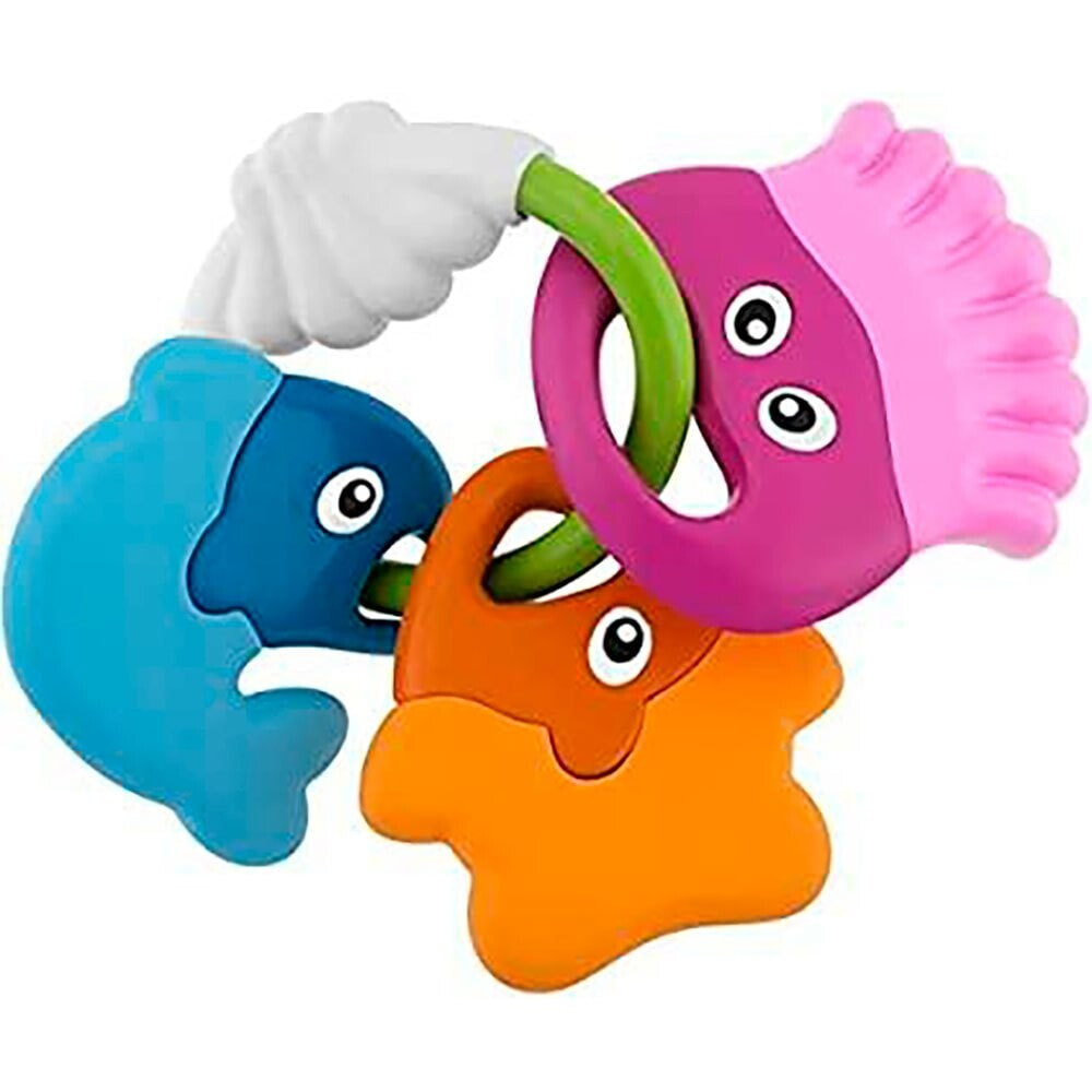 CHICCO Gums Rubbing Fishes Rattle