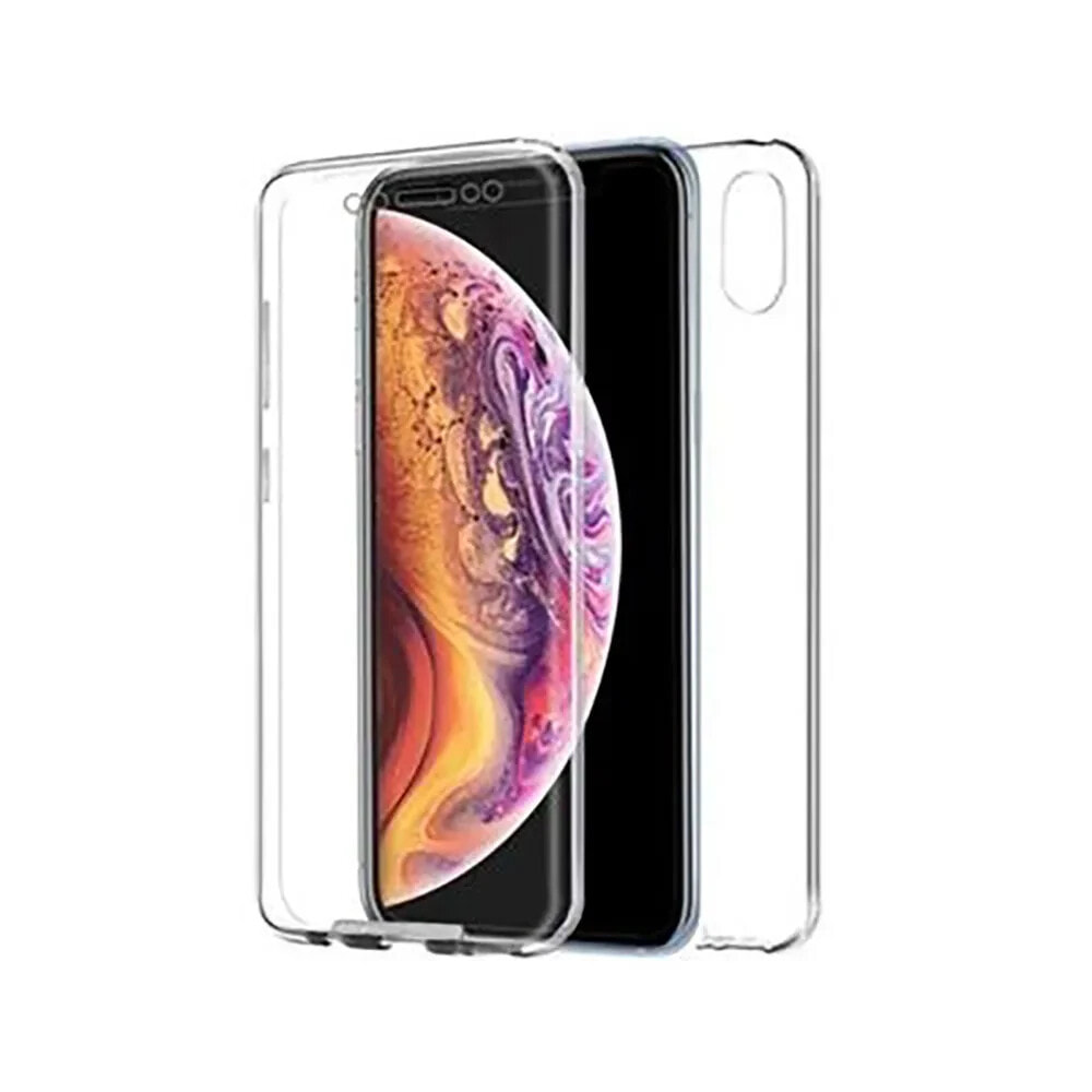 MC IPhone XS Max double 360º silicone phone case