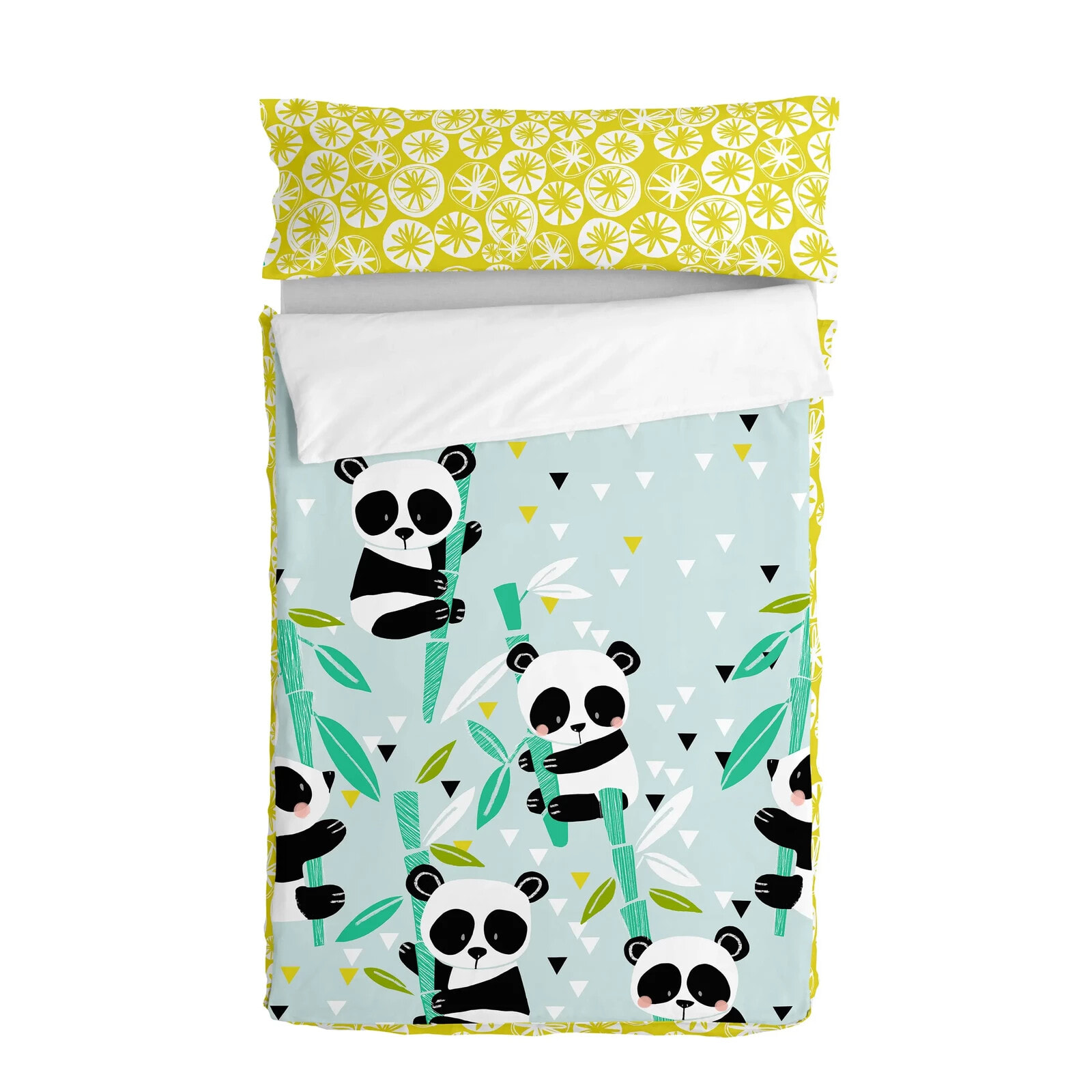 Panda garden blue Nordic sack