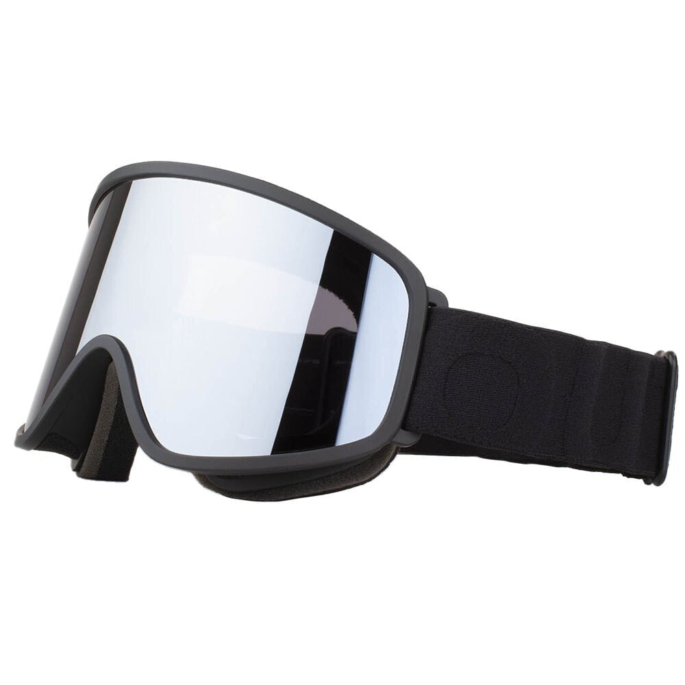 OUT OF Flat Silver Ski Goggles