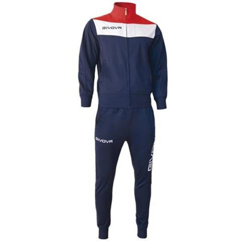 Мужской спортивный костюм синий Givova Field Suit TR024 0412