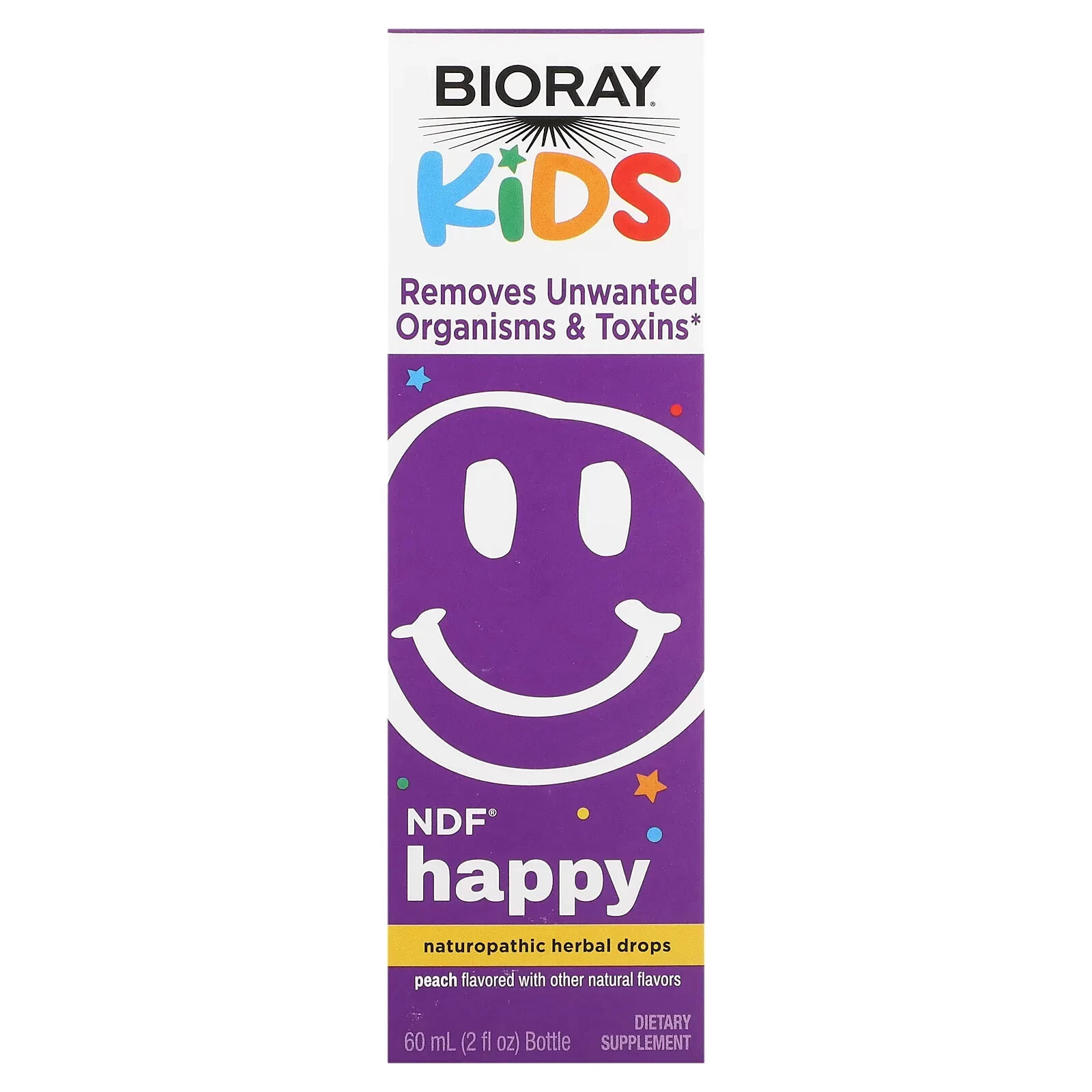 Kids, NDF Happy, Peach, 2 fl oz (60 ml)