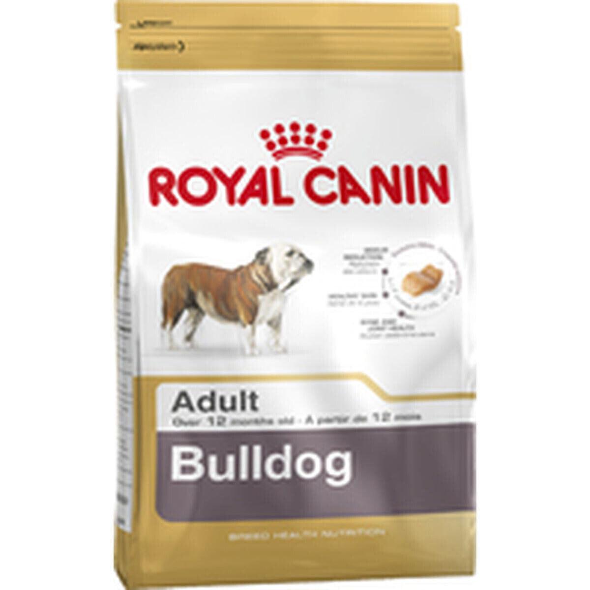 Fodder Royal Canin Bulldog Adult 12 kg Adult Meat Rice Birds