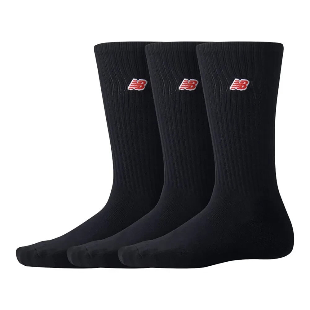 NEW BALANCE Nb Patch Logo Crew Socks 3 Pairs