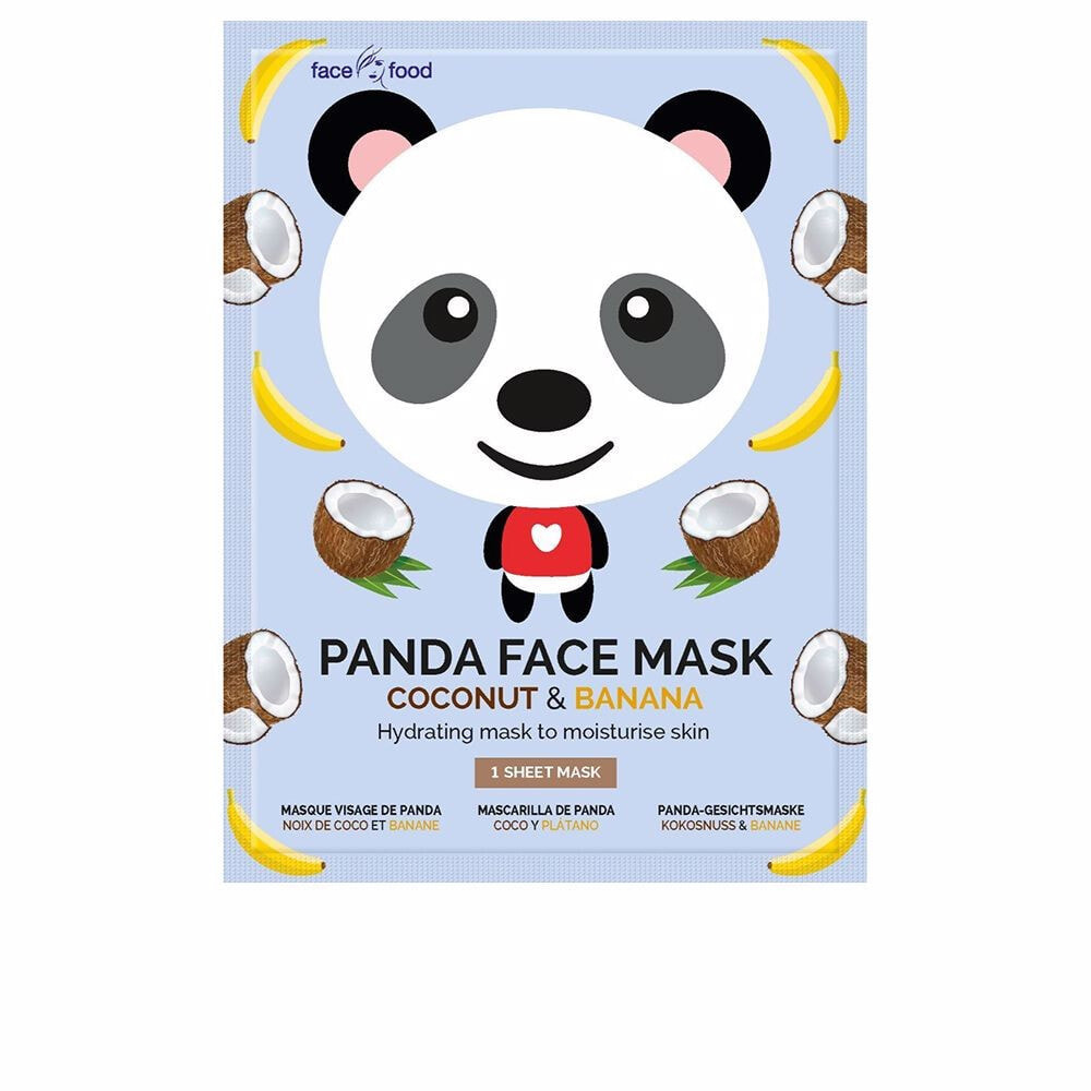 7th Heaven Animal Panda Face Mask Coconut & Banana Hydrating Mask Кокосово-банановая увлажняющая тканевая маска-панда