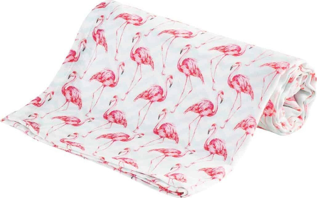 Bocioland Bamboo diaper 75x75 cm Flamingos Bocioland