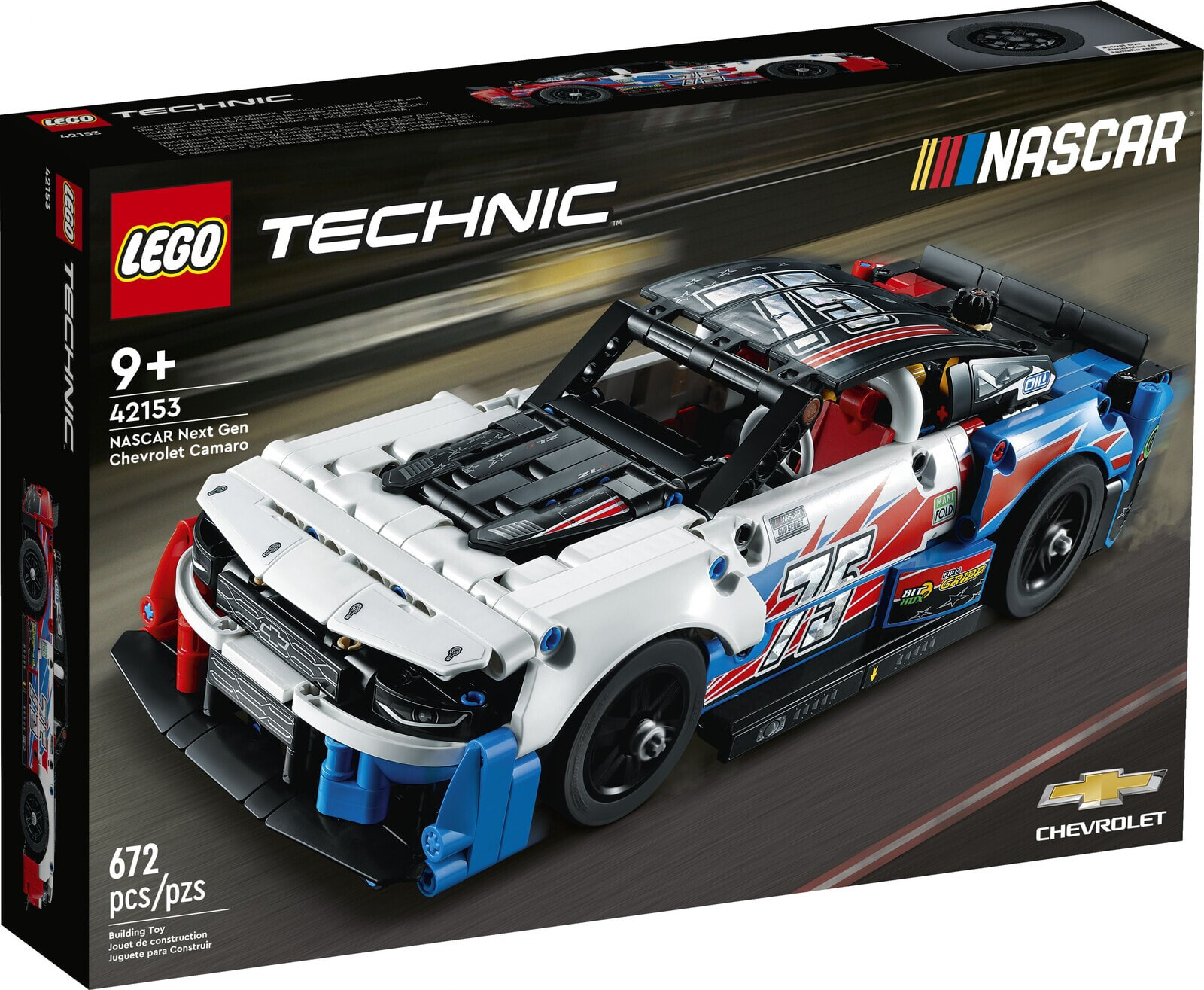 Конструктор Lego Technic 42153 NASCAR Next Gen Chevrolet Camaro ZL1 Шевроле Камаро