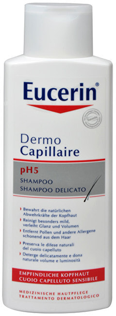 Eucerin Dermo Capillaire  pH5 Shampoo Шампунь для чувствительной кожи головы 250 мл