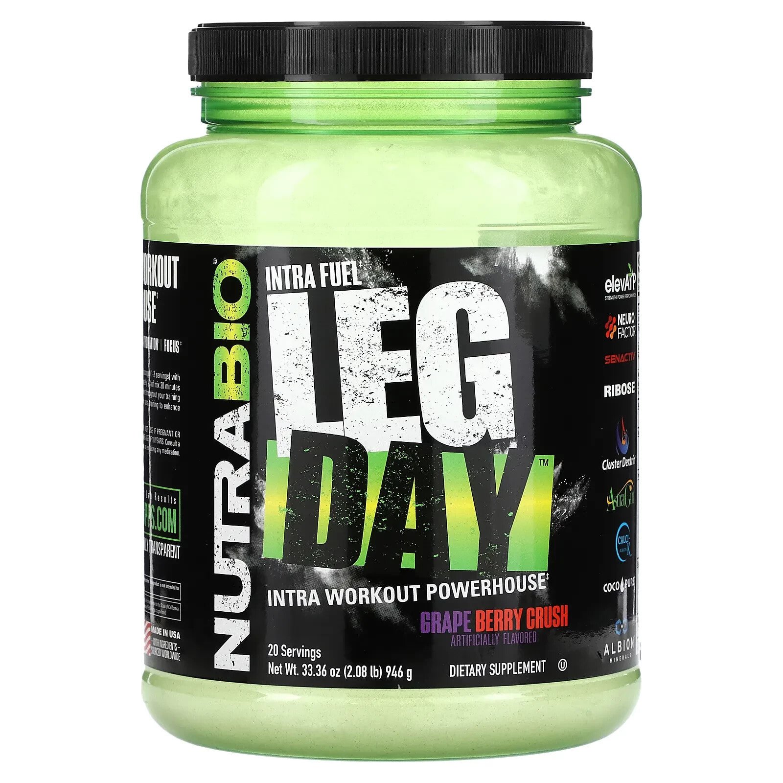 Intra Fuel, Leg Day, New York Punch, 2.11 lb (958 g)