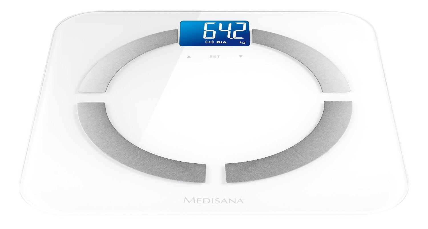Medisana BS 430 connect Умные персональные электронные весы. Прозрачные