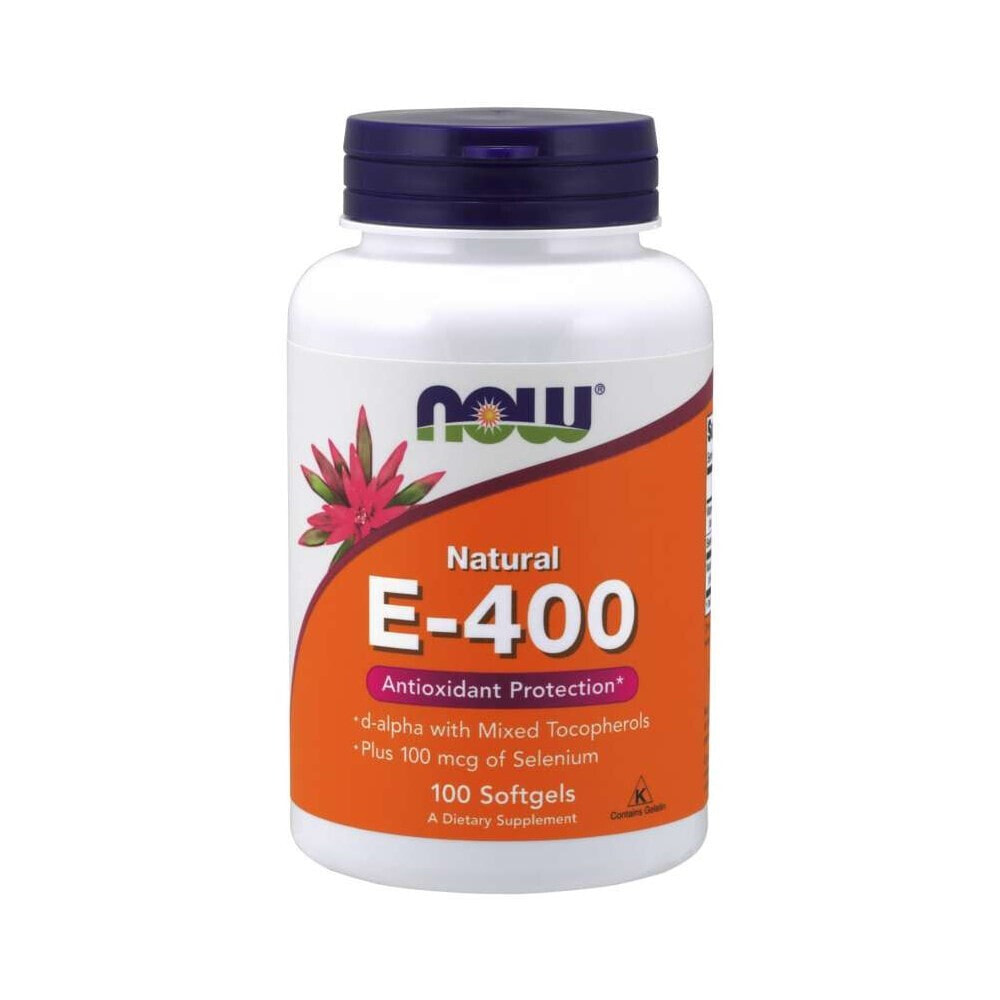 Витамин Е NOW Foods Natural E-400 -- 100 Softgels