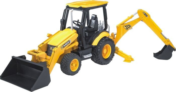 Экскаватор Bruder колесный JCB MIDI CX ,02-427, 1:16, 41 см