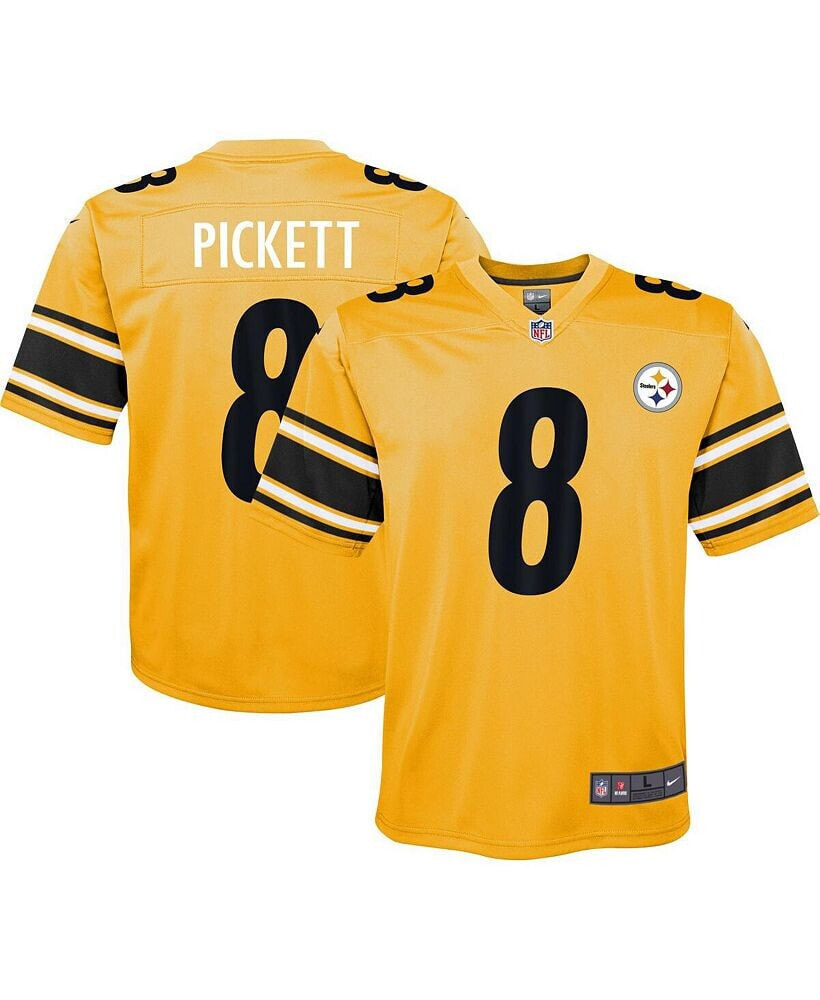 Nike big Boys Kenny Pickett Gold Pittsburgh Steelers Inverted Game Jersey