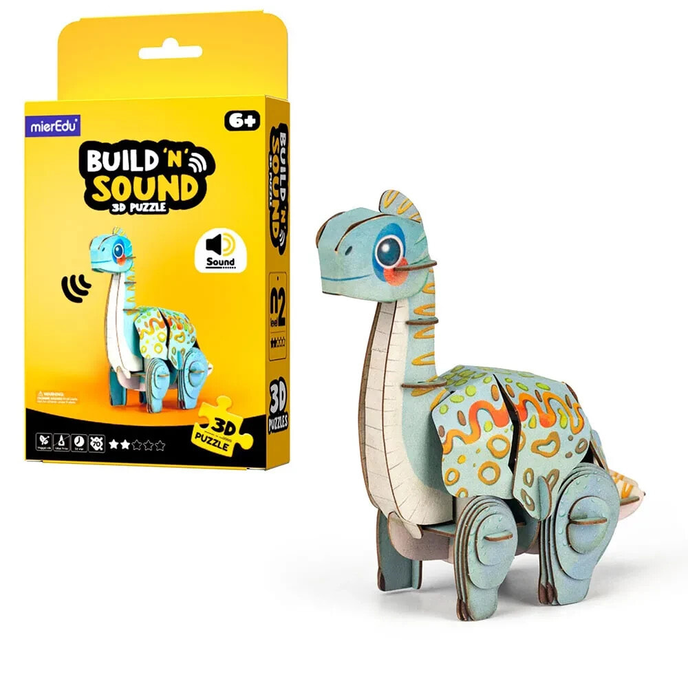 MIEREDU 3D mini puzzle with sound brachiosaurus