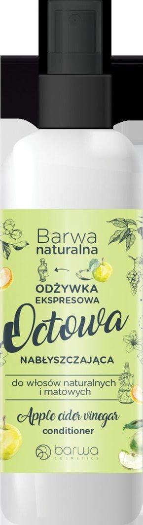 Barwa Natural Vinegar Glossy Hair Spray Conditioner Уксусный экспресс-кондиционер, для блеска сухих и тусклых волос 200 мл