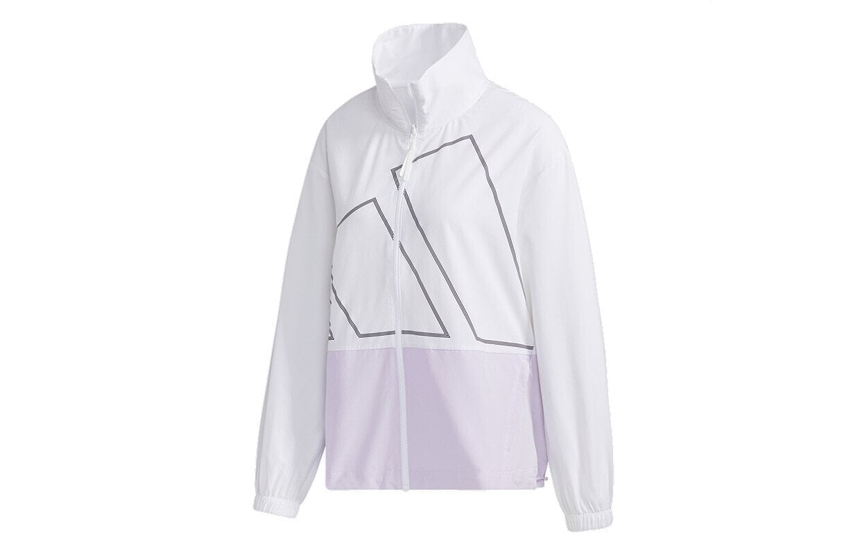 adidas Track Top 休闲运动夹克外套 女款 白色 / Трековая куртка Adidas GL5619 Trendy_Clothing